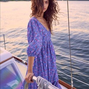 ISO Loveshackfancy Roslyn Dress 00 in Summer Blues